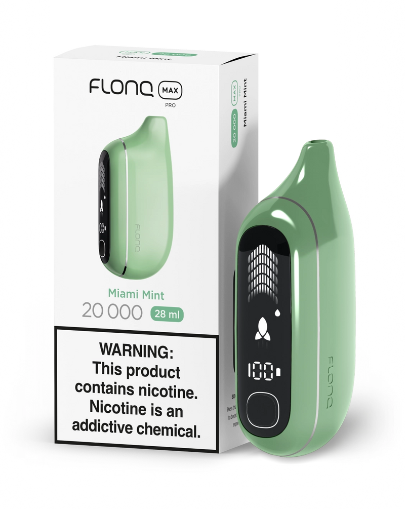 FLONQ MAX PRO 20000 PUFFS RECHARGEABLE DISPOSABLE 5CT/DISPLAY