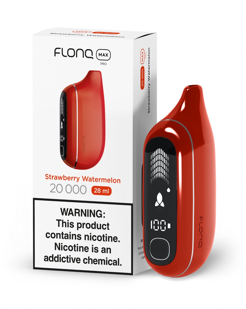 FLONQ MAX PRO 20000 PUFFS RECHARGEABLE DISPOSABLE 5CT/DISPLAY