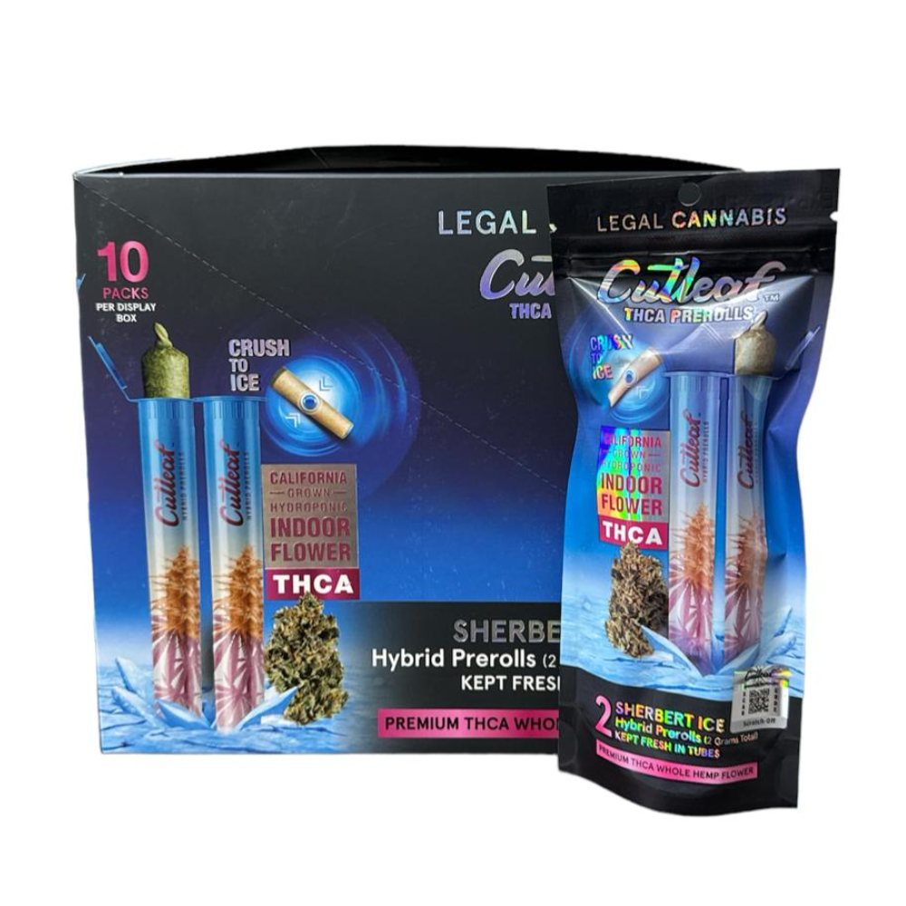 CUTLEAF THCA PRE-ROLLS 10CT/DISPLAY