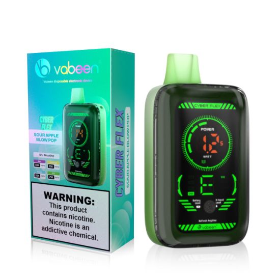 VABEEN CYBERFLEX 25K PUFF DISPOSABLE 5CT/DISPLAY