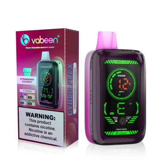 VABEEN CYBERFLEX 25K PUFF DISPOSABLE 5CT/DISPLAY