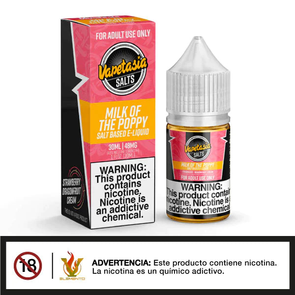 VAPETASIA SALT E-LIQUID 30ML