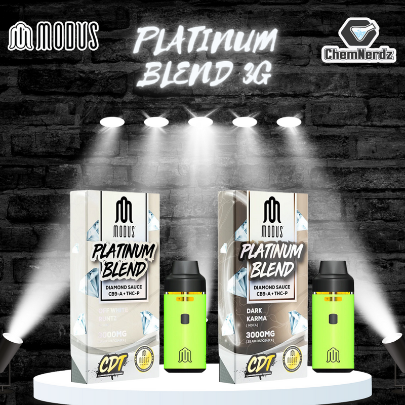 MODUS PLATINUM DIAMOND SAUCE 3G DISPOSABLE 5CT/DISPLAY