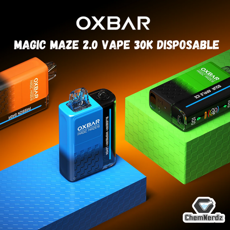 OXBAR MAGIC MAZE 2.0 30K RECHARGEABLE DISPOSABLE VAPE 5CT/DISPLAY
