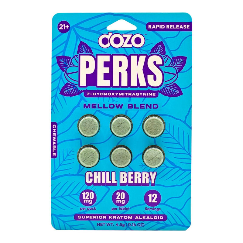 DOZO PERKS 7 HYDRO TABLETS 20MG 6CT/DISPLAY