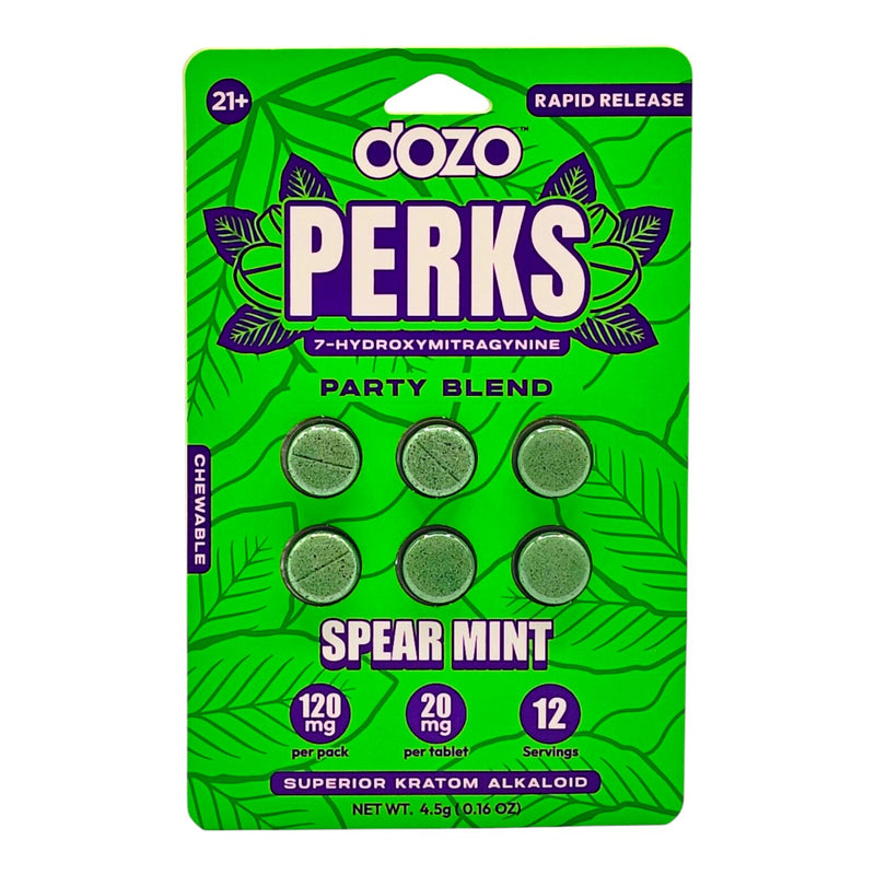 DOZO PERKS 7 HYDRO TABLETS 20MG 6CT/DISPLAY