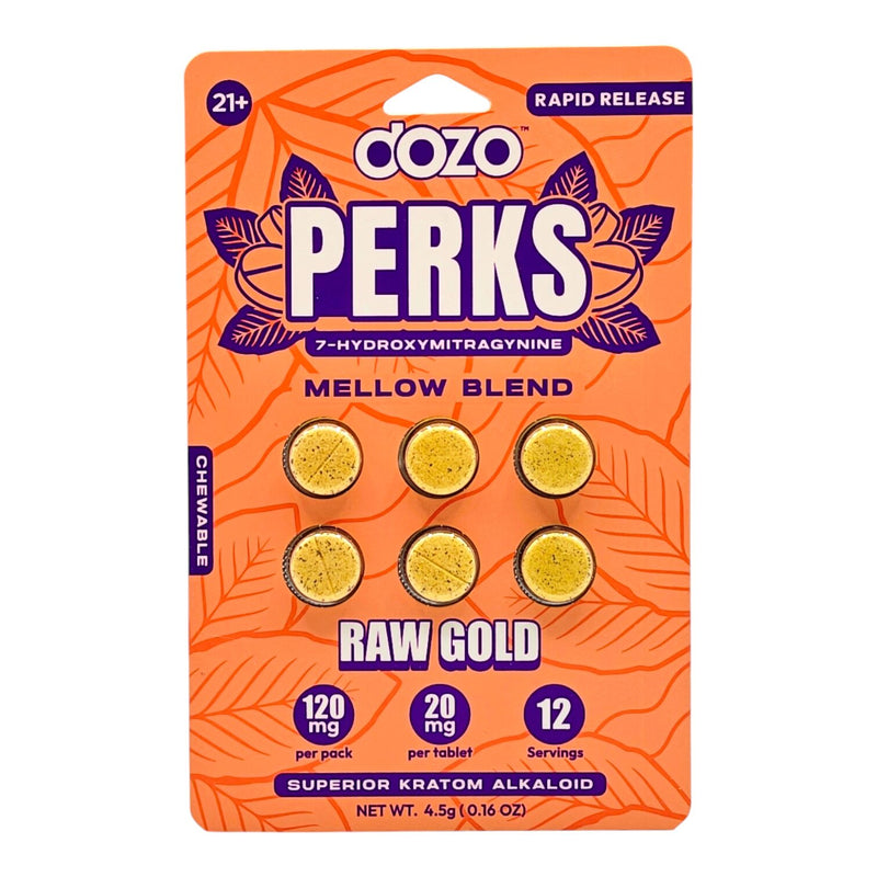 DOZO PERKS 7 HYDRO TABLETS 20MG 6CT/DISPLAY