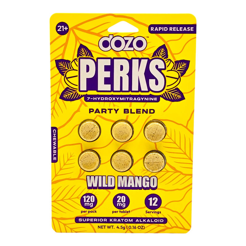 DOZO PERKS 7 HYDRO TABLETS 20MG 6CT/DISPLAY