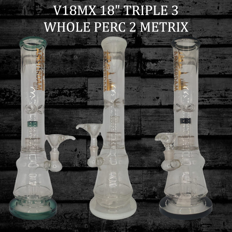 V18MX 18" TRIPLE 3 WHOLE PERC 2 METRIX 1CT