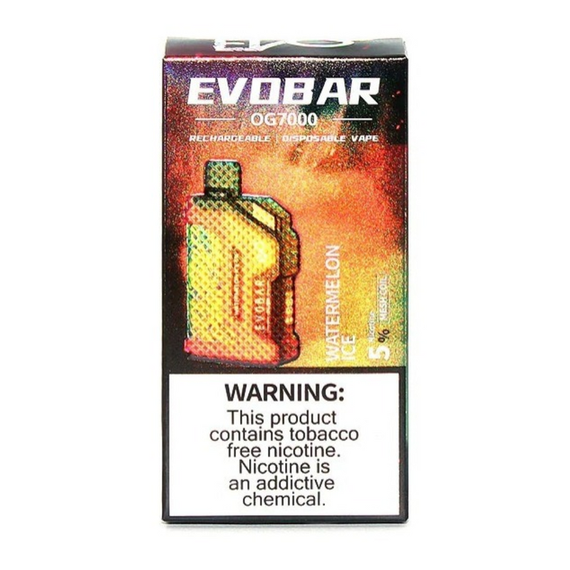 EVO BAR OG 7000 RECHARGEABLE DISPOSABLE VAPE 5CT/DISPLAY