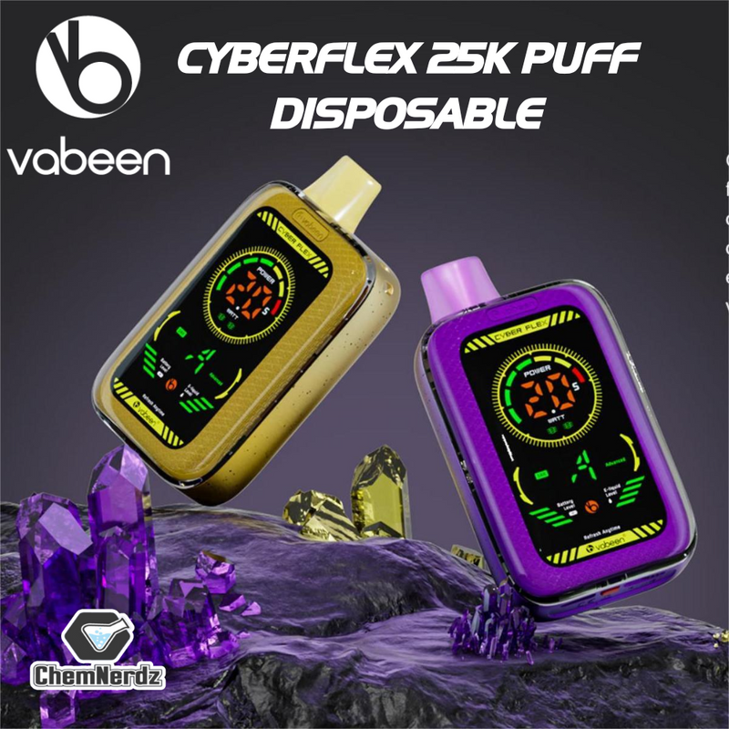 VABEEN CYBERFLEX 25K PUFF DISPOSABLE 5CT/DISPLAY