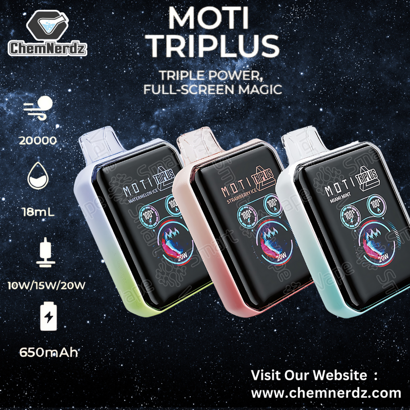 MOTI TRIPLUS 20K PUFF DISPOSABLE 5CT/DISPLAY