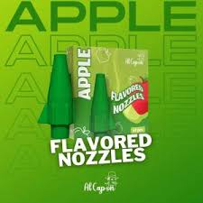 FLAVORED NOZZLES AL CAP ON 3PCS/PK