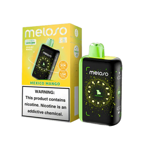 GEEK BAR MELOSO 30K PUFFS RECHARGEABLE DISPOSABLE VAPE 5CT/DISPLAY