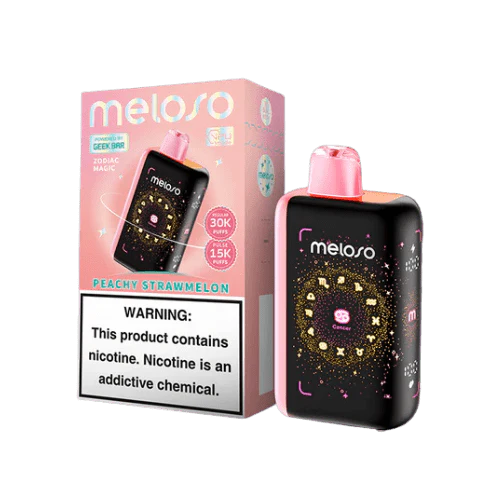 GEEK BAR MELOSO 30K PUFFS RECHARGEABLE DISPOSABLE VAPE 5CT/DISPLAY