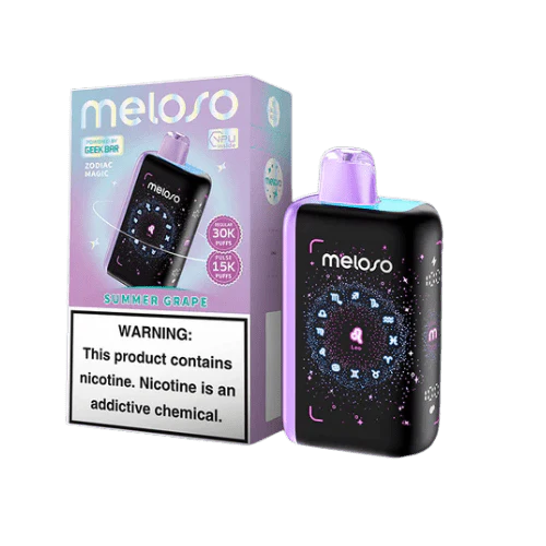 GEEK BAR MELOSO 30K PUFFS RECHARGEABLE DISPOSABLE VAPE 5CT/DISPLAY