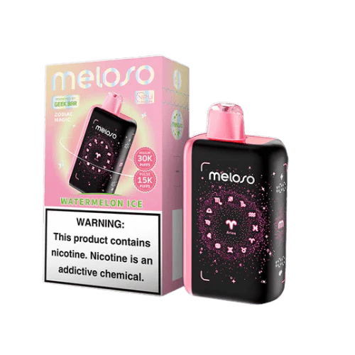 GEEK BAR MELOSO 30K PUFFS RECHARGEABLE DISPOSABLE VAPE 5CT/DISPLAY