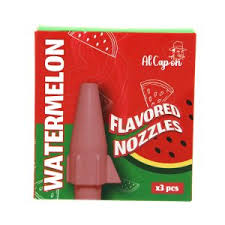 FLAVORED NOZZLES AL CAP ON 3PCS/PK