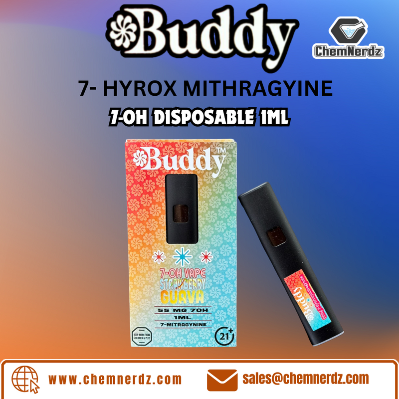 BUDDY 7OH DISPOSABLE 1ML 5CT/DISPLAY