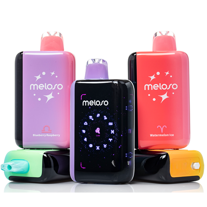 GEEK BAR MELOSO 30K PUFFS RECHARGEABLE DISPOSABLE VAPE 5CT/DISPLAY