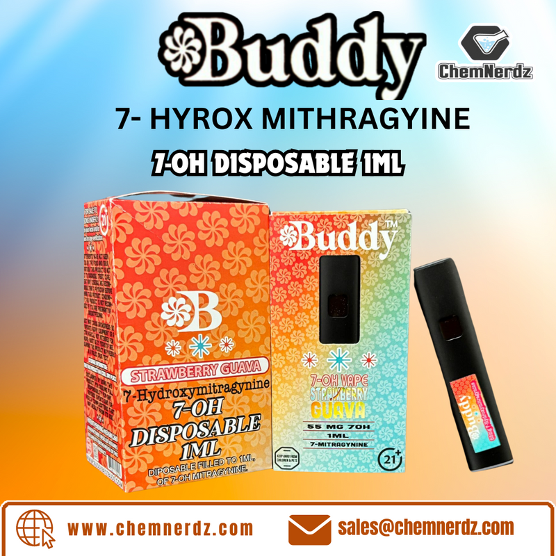 BUDDY 7OH DISPOSABLE 1ML 5CT/DISPLAY