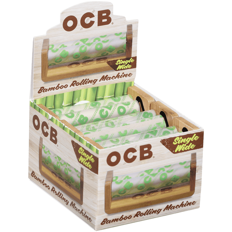 OCB BAMBOO ROLLING MACHINE SINGLE WIDE 6CT/DISPLAY