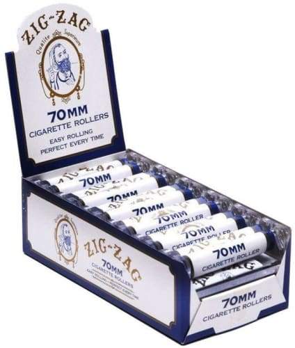 ZIG-ZAG 70MM CIGARETTE ROLLERS (12PC)